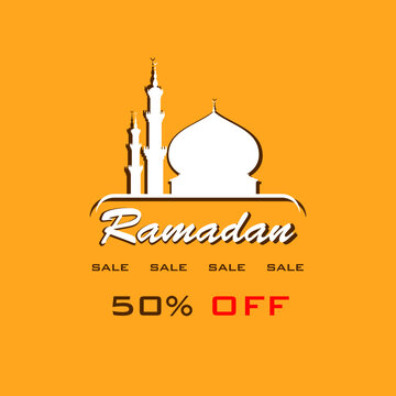 Ramadan Sale Banner Design. Vector Ramadan. Template Istagram Stories. Colour Full Ramadan Banner With Eps 10 Free Royatly