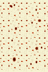 Polka Dot Vector Illustration. It looks like fried bread. Burrito blanket texture