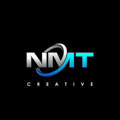 Fototapeta na wymiar NMT Letter Initial Logo Design Template Vector Illustration