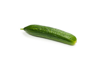 Cucumber isolated on white background.