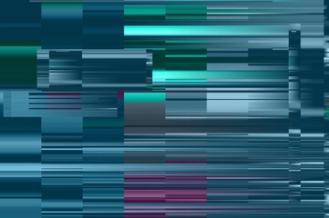 Modern background with dead pixel and bug, glitch and error signal. Optical distortion, overlapping geometric. It can be used for web design, printed products and visualization of music.