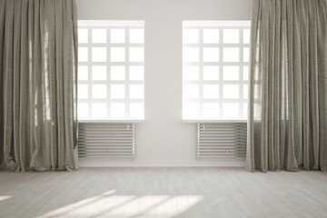 Obraz premium Modern interior design. 3D illustration