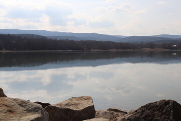 lake in the mountains