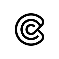 Letter C logo. Icon design. Template elements - vector sign