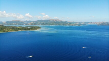Aerial view from Palawan, Philipines - created by dji camera