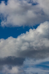 blue sky and white clouds 