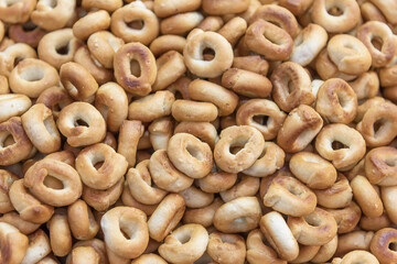 Oriental bagels. Small, crispy and very tasty bagels. The regional traditional cuisine of Israel