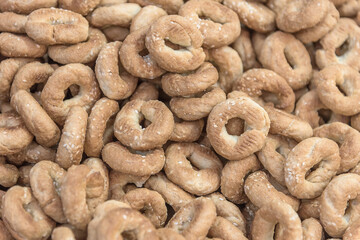 Oriental bagels. Small, crispy, very tasty bagels. The regional traditional cuisine of Israel