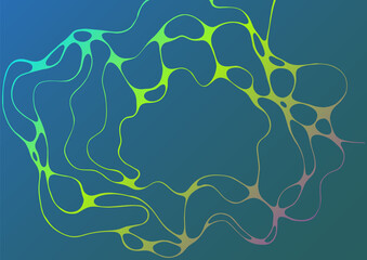 Trendy artwork with abstract marble grid.