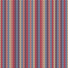 Woven vertical stripes knitted texture geometric