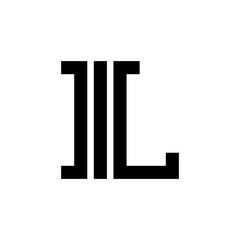 Letter L logo. Icon design. Template elements - vector sign