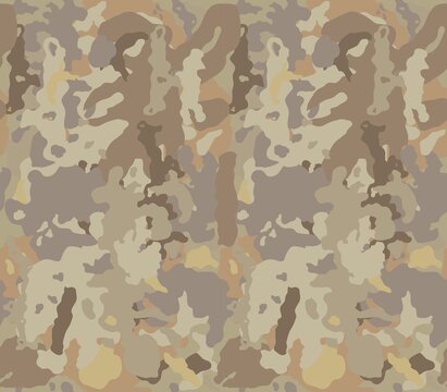 Seamless desert camouflage pattern