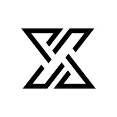 Letter X logo. Icon design. Template elements - vector sign