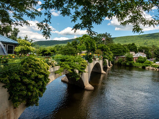 bridge of flowers, shelburne falls, ma, united states