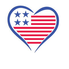 American Heart Flag 