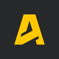 Letter A logo. Icon design. Template elements - vector sign