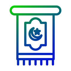 Islamic flag icon