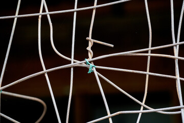 Fence wire photographed outdoors in the best of daylight