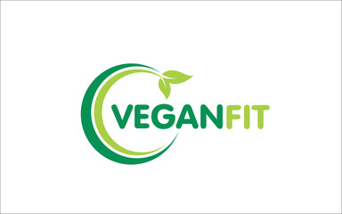 Illustration vector graphic of health diet nutrition concept Logo Design template