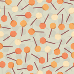 Seamless repeating pattern of candies