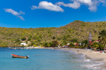 Fototapeta na wymiar Les Anses-d'Arlet beach, Martinique, French Antilles