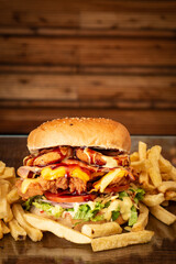 Hamburguesa de pollo