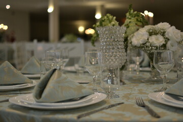 wedding table setting