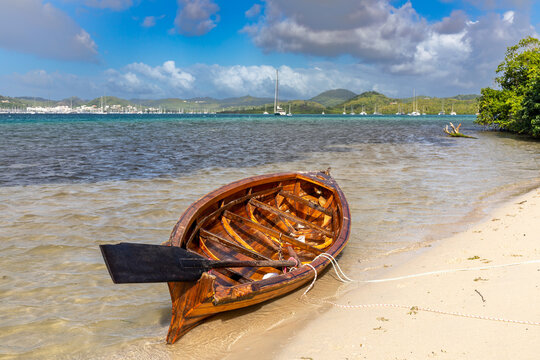 Sainte-Anne, Martinique, French Antilles - Bark in le Marin Bay