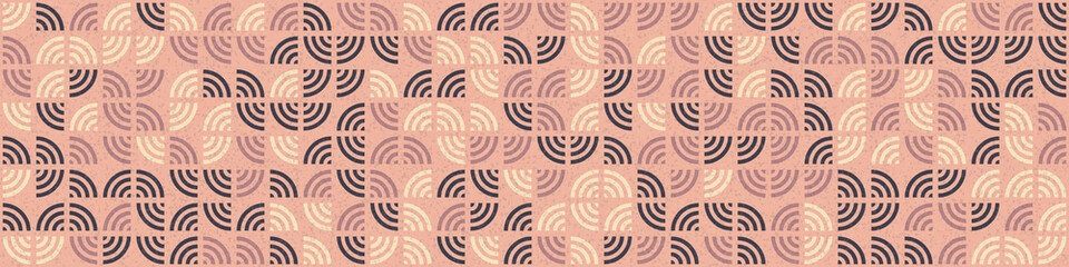 Fototapeta premium Abstract Geometric Pattern generative computational art illustration