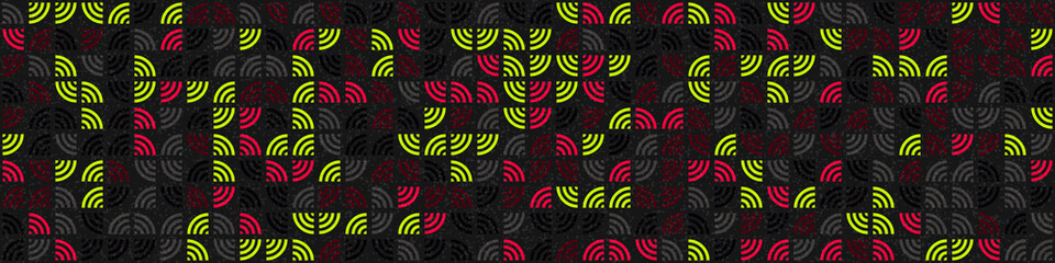 Abstract Geometric Pattern generative computational art illustration