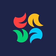 Abstract logo. Icon design. Template elements - vector sign