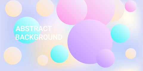 Background picture with balls for banner design.