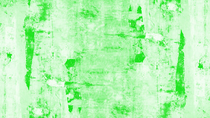 Abstract colorful green neon painted scratched aquarelle watercolor brushes paper texture background pattern template