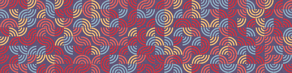 Abstract Geometric Pattern generative computational art illustration