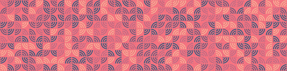 Abstract Geometric Pattern generative computational art illustration