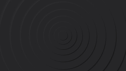 Neumorphism vector background. Minimal style black neumorphism website banner. Neumorphic UI UX interface design. Modern webdesign. Geometric black 3d wallpaper.