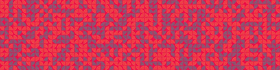 Abstract Geometric Pattern generative computational art illustration
