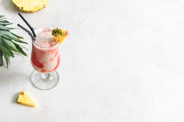 Lava Flow Summer Cocktail