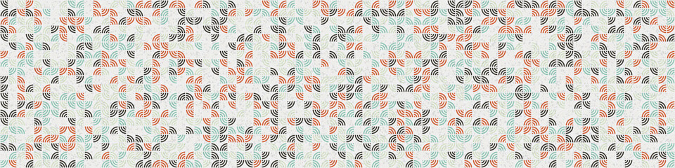 Abstract Geometric Pattern generative computational art illustration
