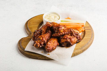 deep-fried spicy chicken wings