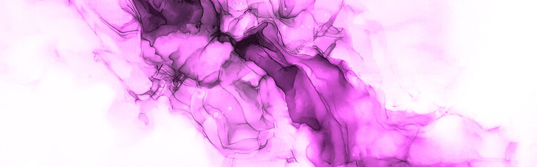 Obraz premium Woman alcohol ink.Gentle background for girl.
