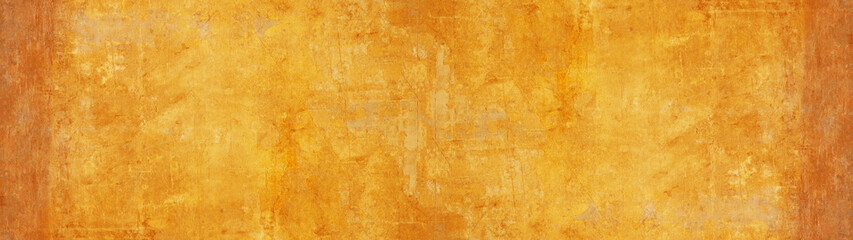 Abstract rustic grunge scratched antique retro gold stone paper background banner panorama - Golden texture structure pattern template