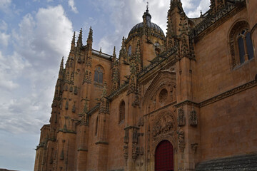 The medieval cathedral of Salamanca