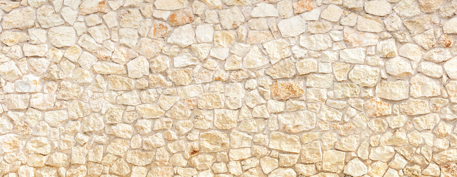 Stonewall background texture. building facade, fence banner