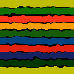 Colored Layers Pattern. Vector Colored Layers.