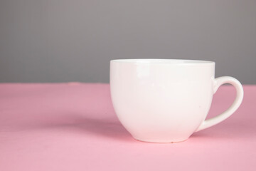 coffee or tea cup on the table