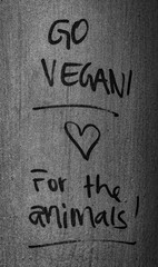 Go vegan for the animals