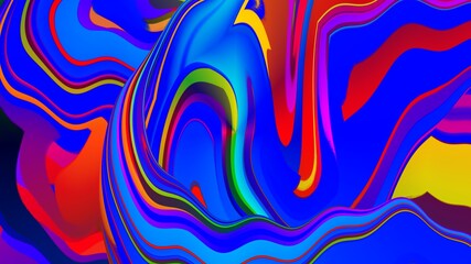 Abstract colorful painting background and texture illustration