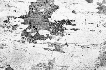 Texture of a concrete wall with cracks and scratches which can be used as a background