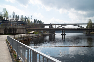 the bridge over the kymi river